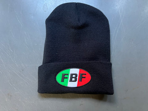 Fast By Ferracci - Beanie Turbo Acrylic Black Logo Embodied Fbeanie