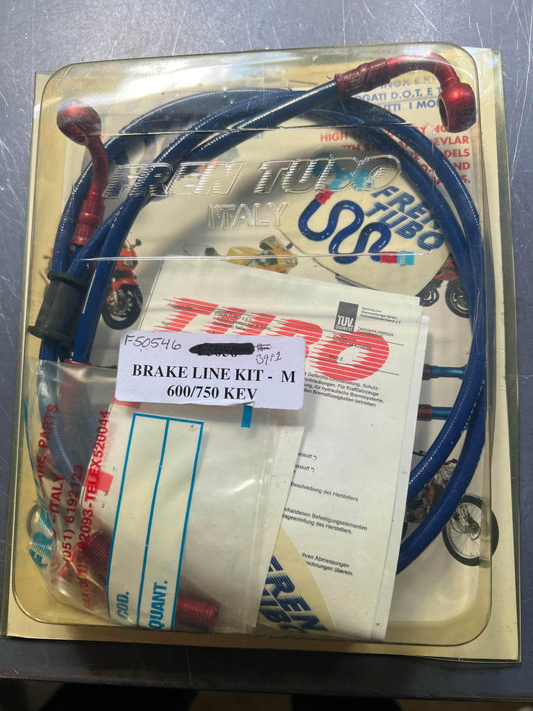 Ducati - Brake Line Kit Kevlar Included 2 Line 46" Long fit M600/750/900 code F50546