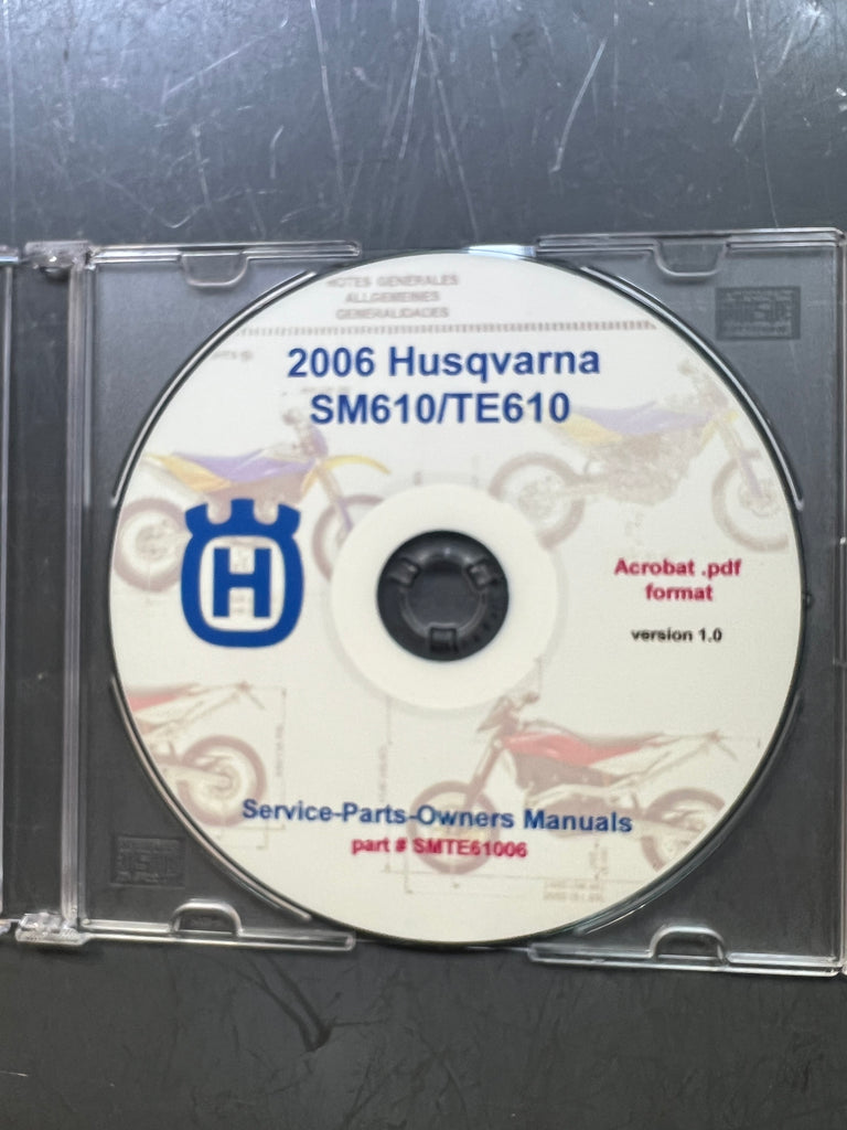 Husqvarna - Service/ Parts / Owners Manuals for 2006 SM610/TE610 code SMTE61006