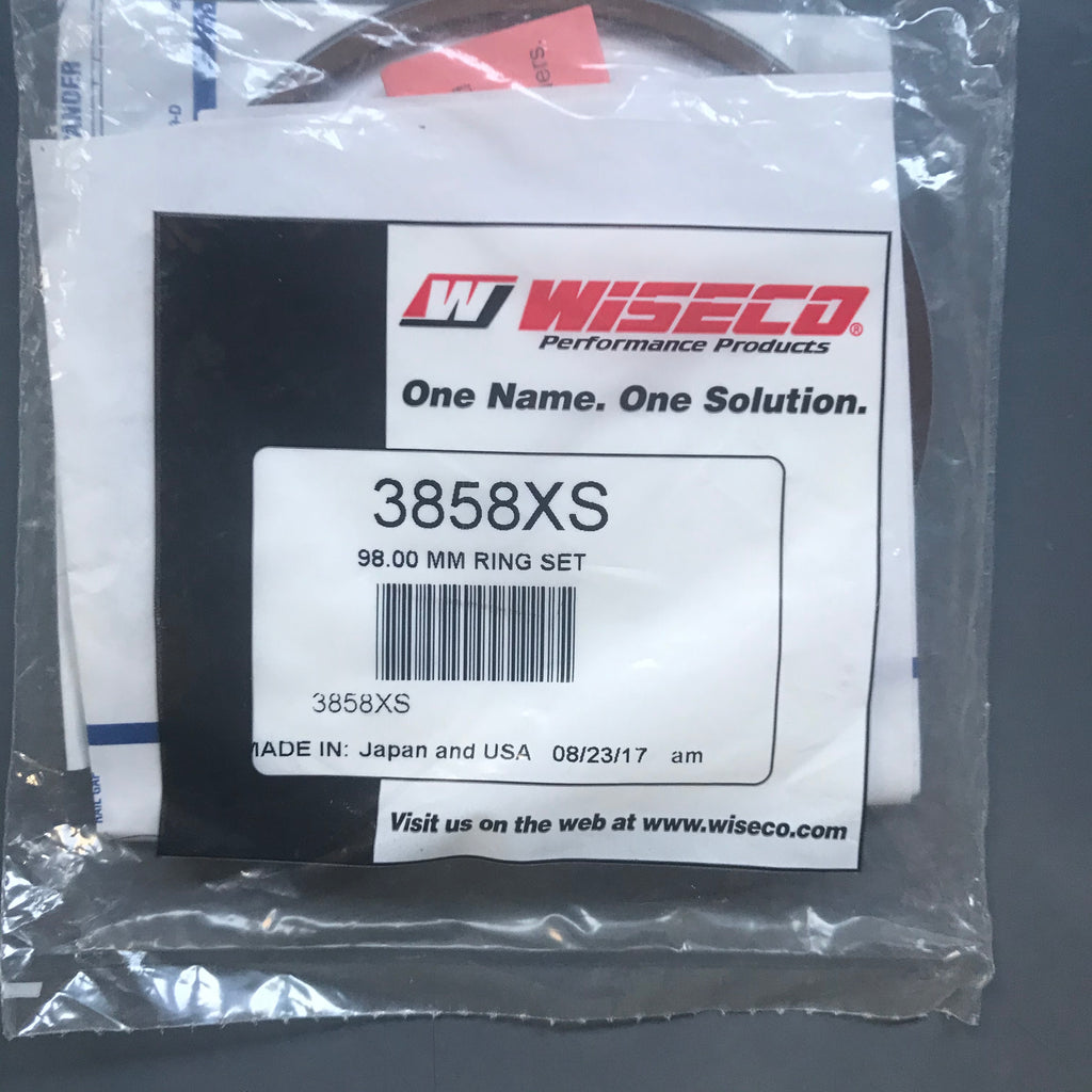 Ducati - Piston rings 98.00 mm come set of 2 replacement for 2 pistons code F3858XS