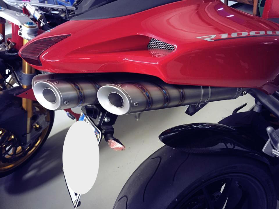 MV Agusta - slip ons for F4 1000 up to 2009 code F33805