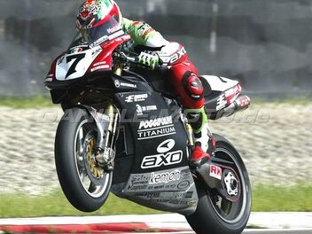 Ducati -Exhaust full system 54 mm for 998 with carbon slip ons code F5549C