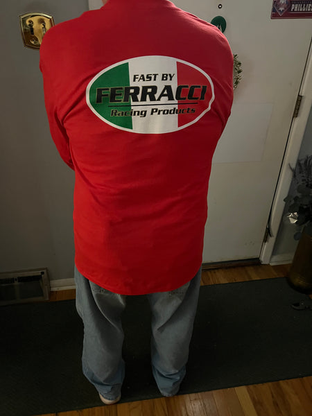Fast By Ferracci - T-SHIRT Long Sleeve extra large Red  code FBFLSRXL