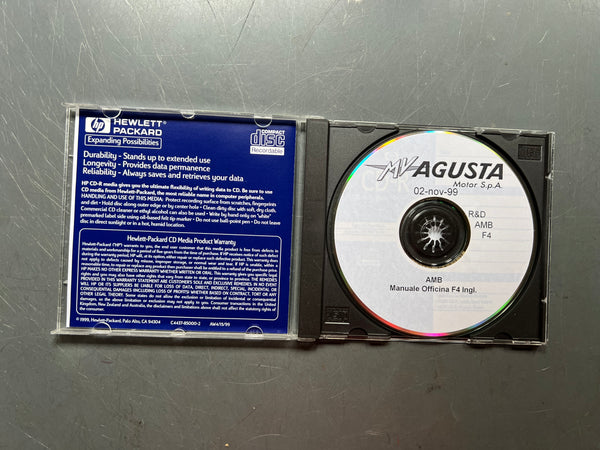 MV Agusta - Work shop manual for all F4 1999 code F499