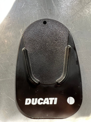 Ducati -  Motorcycle Black Kickstand Plate Pad code Fstandpad