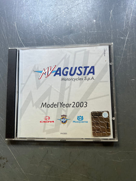 MV Augusta - CD Rom model year 2003 /Husqvarna/Cagiva code MV2003