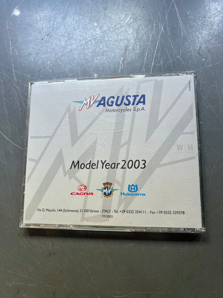 MV Augusta - CD Rom model year 2003 /Husqvarna/Cagiva code MV2003