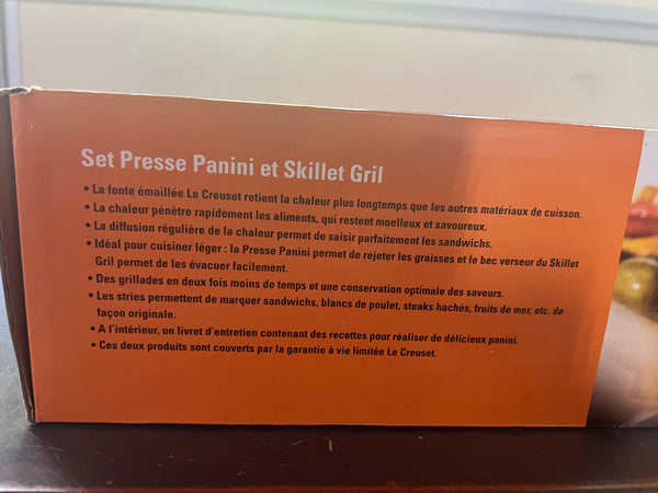 Le Creuset- Gril and Panini Press Set code L4097-67