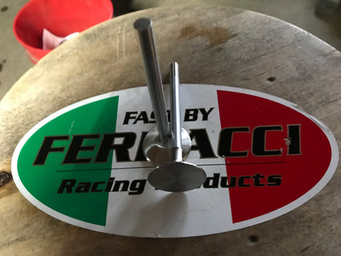 Valve - Ducati 2 Valve  Stem Size 8 mm head 37 mm blank to be cut upper Groove code F15537B
