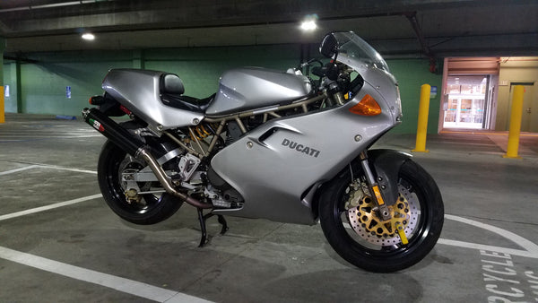 Ducati - Slip ons- 900ss, '92-'97 ROUND (PAIR) SLIP-ONS - HIGH Carbon code F3352652