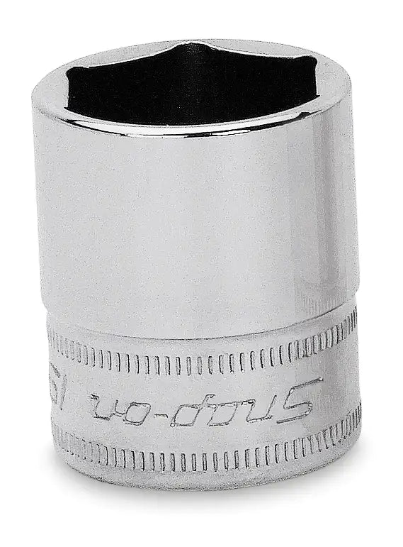 SNAP-ON 3/8" Drive 6-Point Metric 19 mm Flank Drive® Shallow Socket CODE FSM191