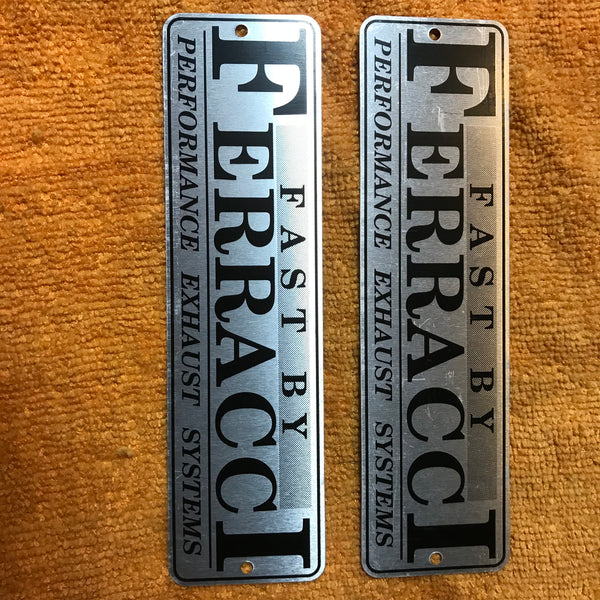 Sticker / Decal -FBF 145 x 40 mm Exhaust Tag set- of 2  code F87016