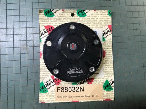 Fuel Cap - Ducati /MV Lockable Black code F88532N
