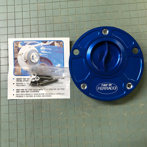 Fuel Cap - Yamaha Quick Action Color Blu code F88330B