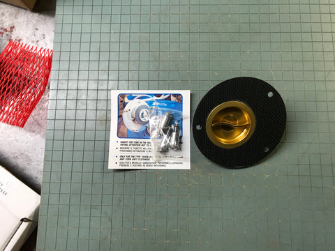 Fuel Cap - Yamaha Carbon and Gold quick Action Code F88330CG
