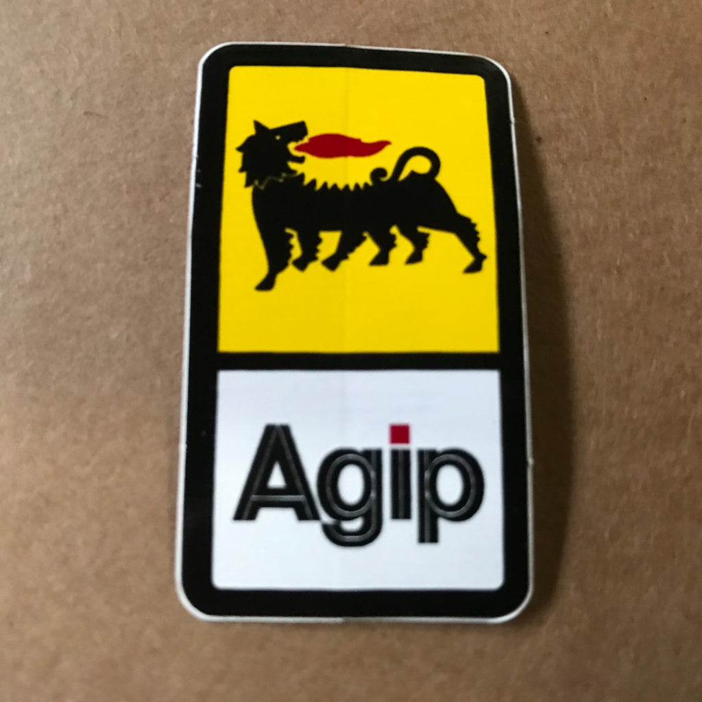 Sticker/Decal -  50 x 30 mm Agip original code F87017